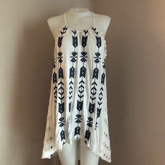 Free People Tops - Free People Embroidered Tank